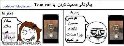 چگونگی صحبت کردن با Tom Cat