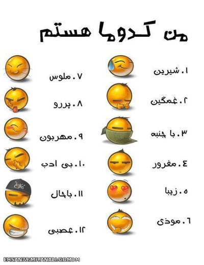 من کدوم هستم