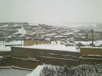 نمایی از شهر میانه در فصل زمستان