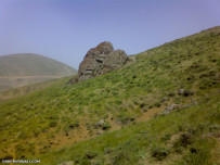 منظره ای زیبا از کوهنوردی روستای کلهر