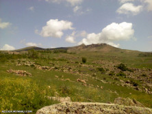 نمای زیبایی از طبیعت کوه جیداقایا درروستای خوبستان (هاواستان