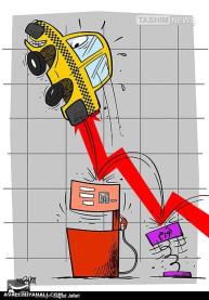  کاریکاتور/گرانی دو مرحلهای کرایه تاکسی