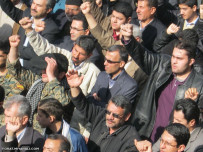 راهپیمایی عظیم مردم شهر میانه 