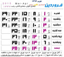 مدلهای مختلف تقویم سال 1394  برای افزودن به مناظر و... 