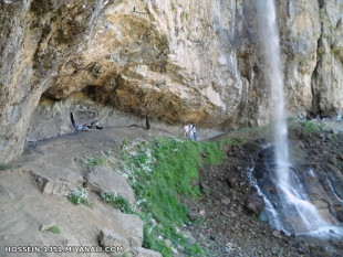 کرج آبشارروستای زیبای خور جاده چالوس