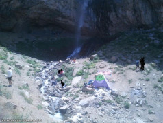 کرج آبشارروستای زیبای خور جاده چالوس