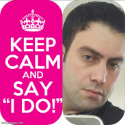 keep calm and say I do