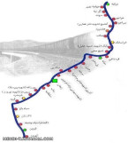 مسیر راه آهن شمال غرب ایران