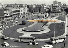  میدان توپخانه در دهه 1330 شمسی