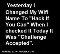 wifi password!