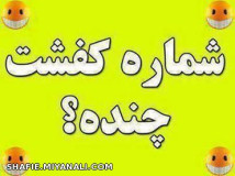 شماره کفشت چنده؟؟؟؟