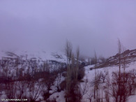 زمستان زنجان روستای قندرقالو