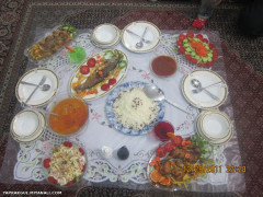 اینم یه سفره ایرانی