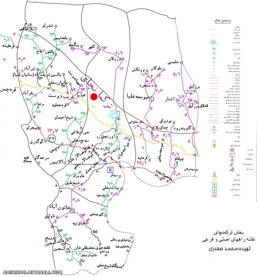 نقشه ترکمنچای