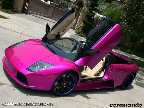 pink lamborghini