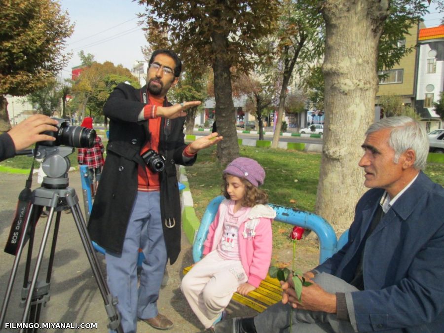 تصاویر پشت صحنه نیمکت و گل سرخ - علی حسینی صدر