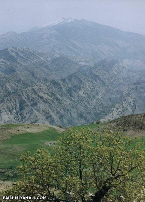 منظره کبیر کوه مسیر ایلا م-خوزستان 