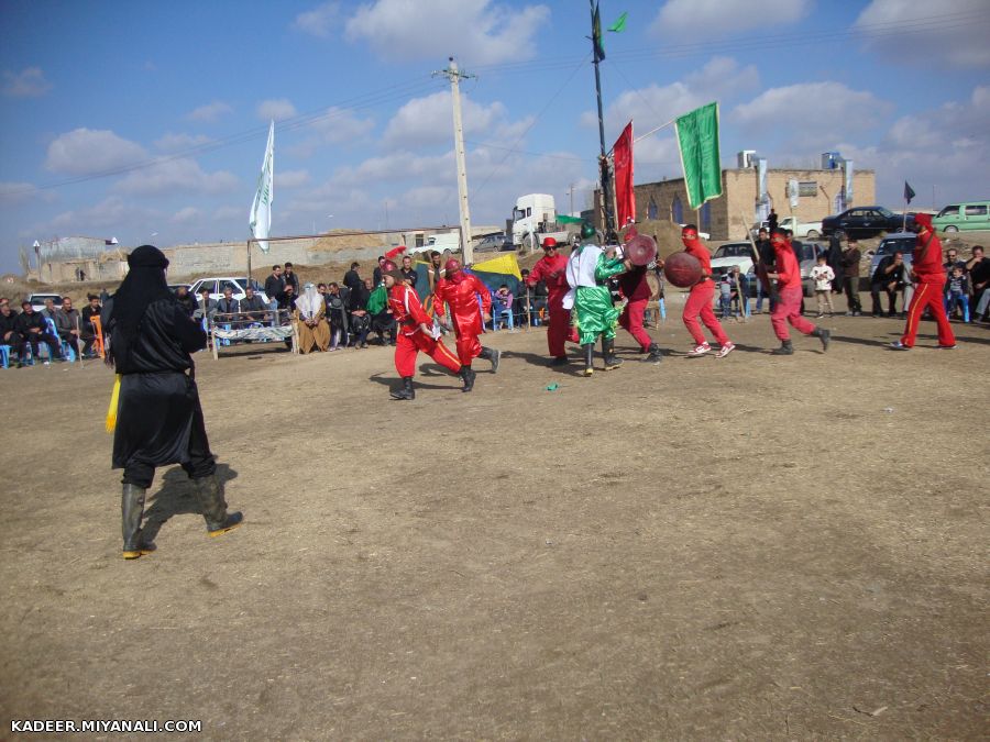 جنگ علی اکبر با لشکر یزید(عذاداری روستای خودمون)