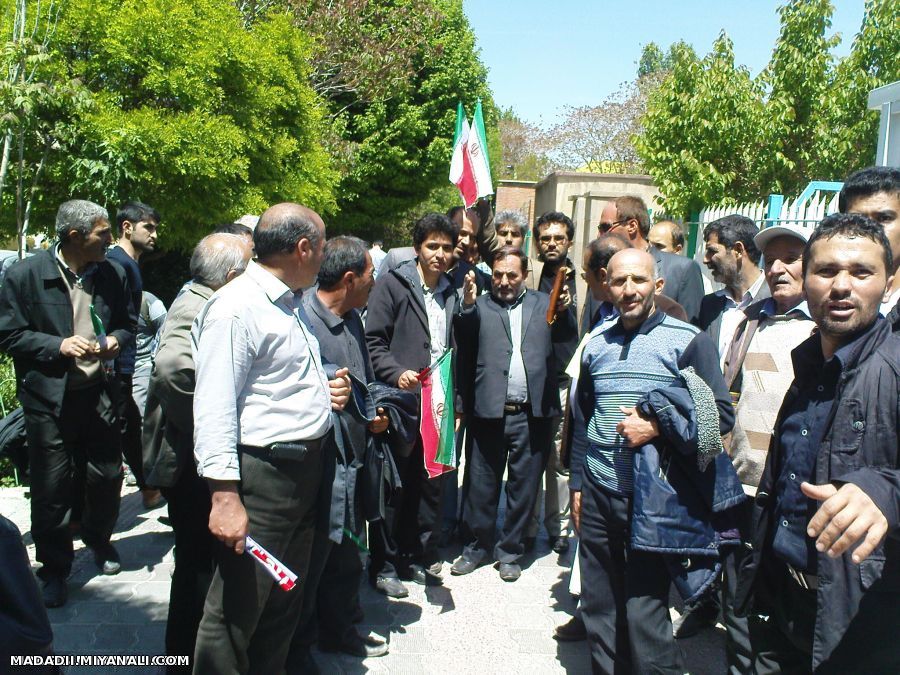 عکس هایی از استقبال دکتر مددی از مردم ترکمانچای وحومه در تبریز