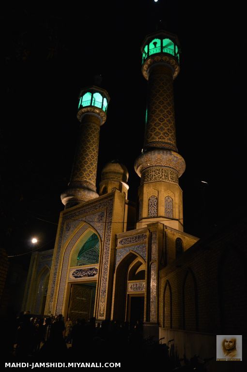 امام زاده اسماعیل میانه پذیرای عزاداران حسینی