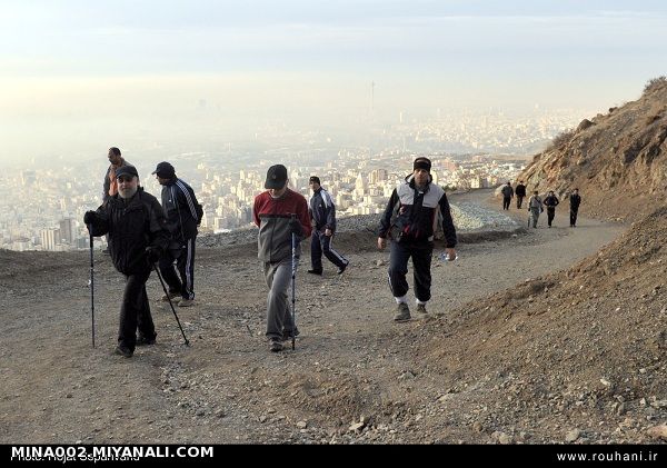 کوهنوردی جناب رییس جمهور