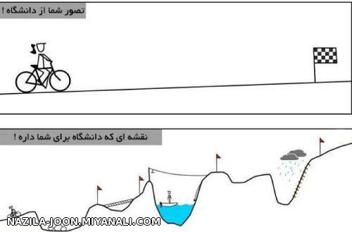 تصوری که از دانشگاه داریم واما....