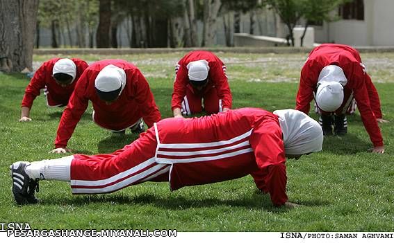 شنای تیم ملی بانوان بدون سانسور