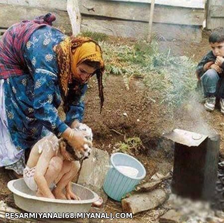 تا حالا اینطوری حموم کردید