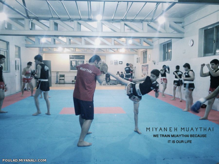 we train muaythai becaus...