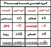 گروه خونی شما چیه؟؟؟؟؟