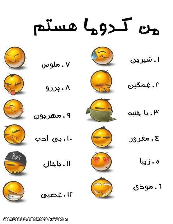 من کدوما هستم؟