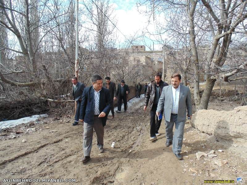 بازدید 12 ساعته دکتر مددی از روستاهای بخش کاغذکنان و دیدار با اهالی منطقه