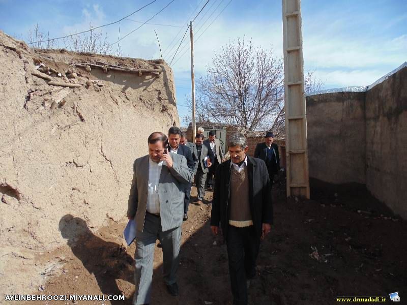 بازدید 12 ساعته دکتر مددی از روستاهای بخش کاغذکنان و دیدار با اهالی منطقه