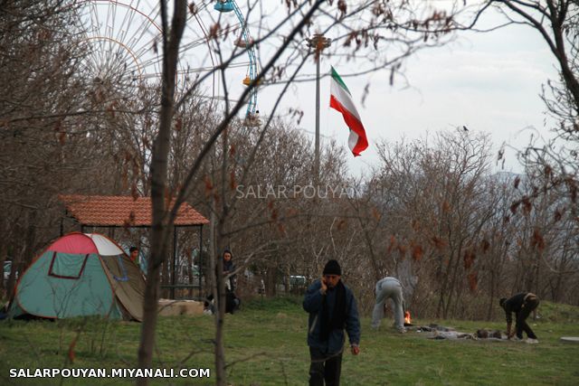 مردم میانه روز «سیزده بدر» را در دامان طبیعت گذراندند