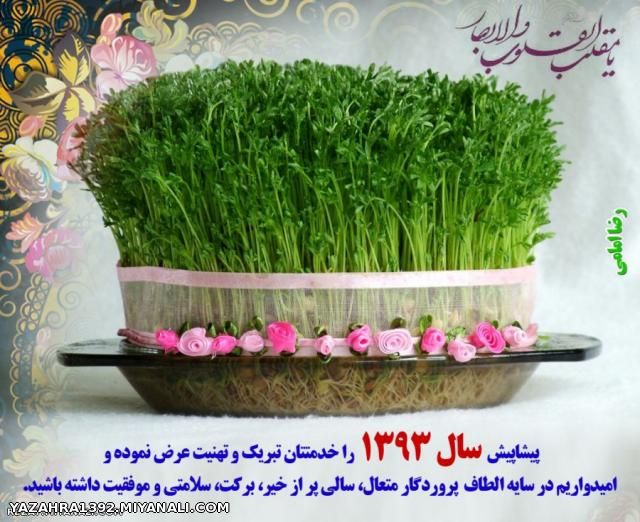 سالی پر ازخیروبرکت وموفقیت وشادکامی وتندرستی برایتان آرزومندم 